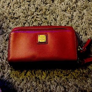 red dooney &bourke wallet